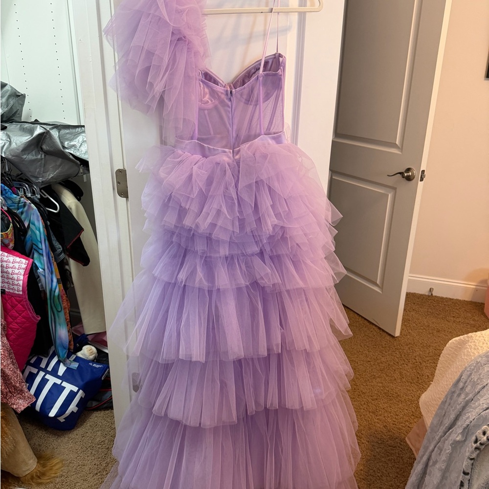 Lavender Ruffled KikiRiki Dress - Picture 5 of 6